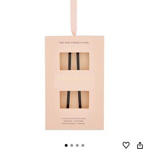 Black and Tan Mini French Pins